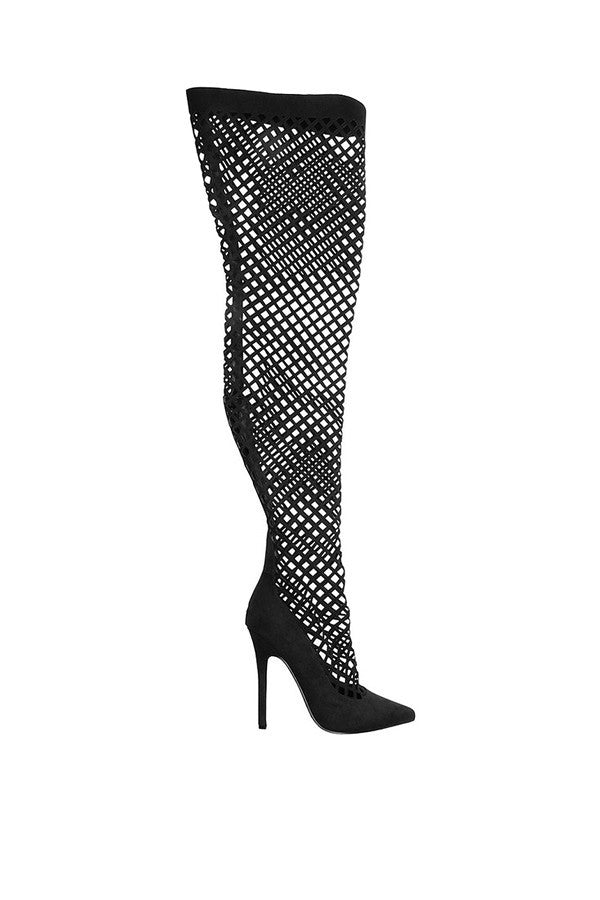 PRIVILEGED RIDE OUT THIGH HIGH STILETTO BOOTS - langshop