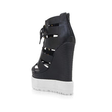PRIVILEGED INTREPID LACED PLATFORM WEDGE - langshop