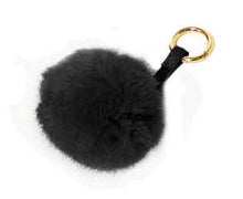 FUR POMPOM KEYCHAIN/BAG CHARM - langshop