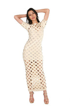 WOW COUTURE SHEER BANDAGE MAXI DRESS - langshop